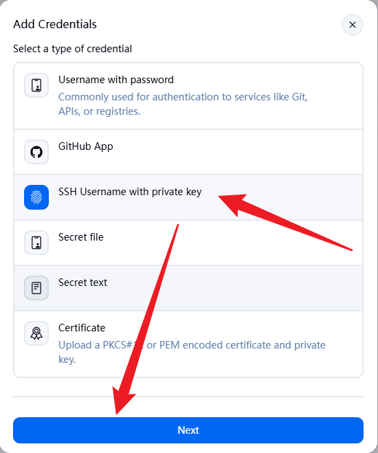 Jenkins 配置SSH凭据