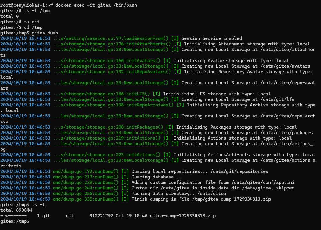 Gitea 迁移（环境：Docker + MySQL）